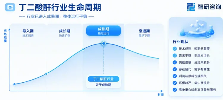 丁二酸酐行业生命周期图