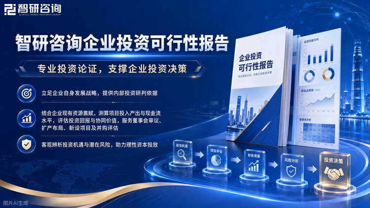 智研咨询成立于2008年，总部位于北京，专注企业投资可行性研究报告，覆盖机械、汽车、新能源、化工、医药、TMT、消费、金融等1000+细分行业，累计服务企业客户超万家。围绕并购、参股与战略合作场景，提供目标企业的深度尽调与价值研判。