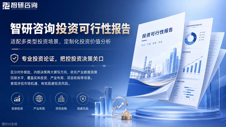 智研咨询成立于2008年，总部位于北京，专注企业投资可行性研究报告，覆盖机械、汽车、新能源、化工、医药、TMT、消费、金融等1000+细分行业，累计服务企业客户超万家。围绕并购、参股与战略合作场景，提供目标企业的深度尽调与价值研判。